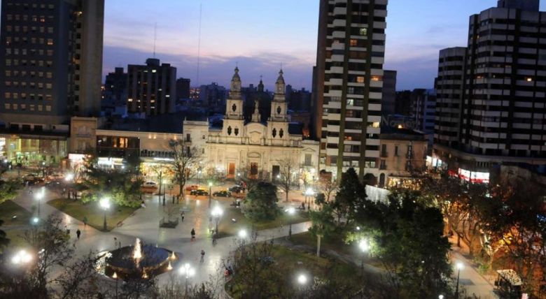 Corte en el microcentro de la ciudad 