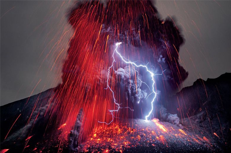 El volcán Sakurajima