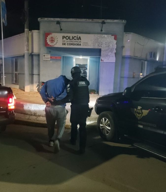 Un detenido por venta de drogas en Las Varillas