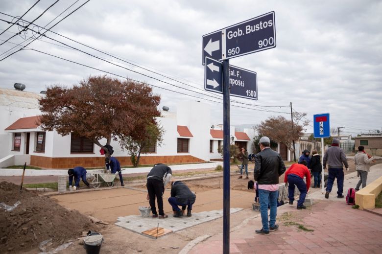 Comenzó la implementación de un novedoso sistema de trabajo en el Pasaje Imposti