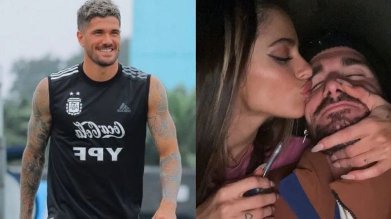 Rodrigo de Paul publicó la primera foto con Tini Stoessel a puro mimo: "La rompiste"