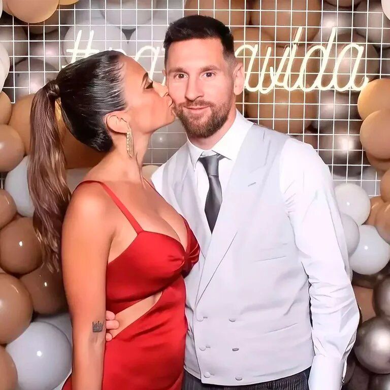 Las fotos de Lionel Messi y Antonela Roccuzzo en el casamiento de Jordi Alba y Romarey Ventura