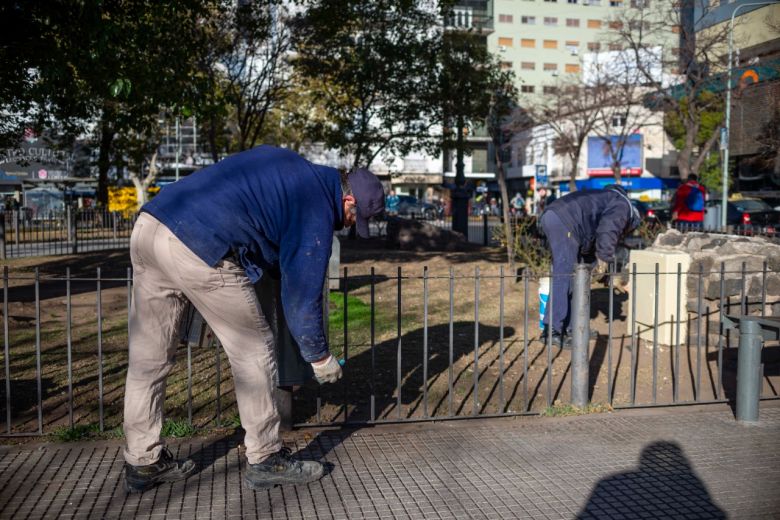 Se está desarrollando una intervención integral en Plaza Roca