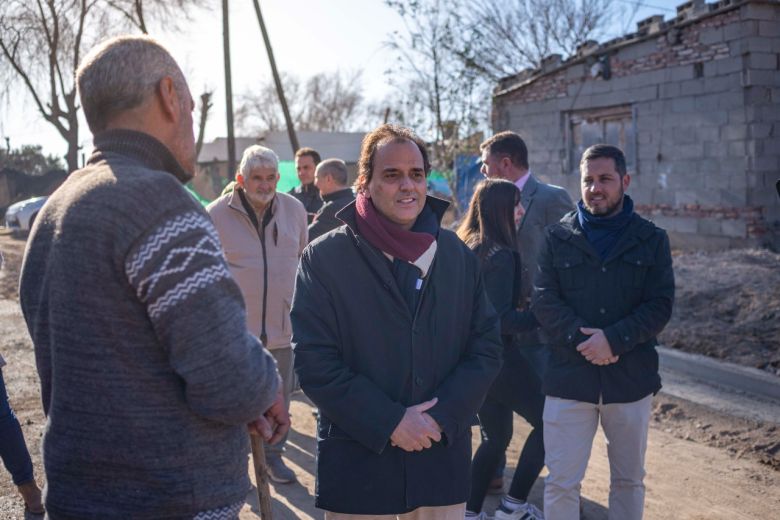 Avanzan las obras en barrio San Martín