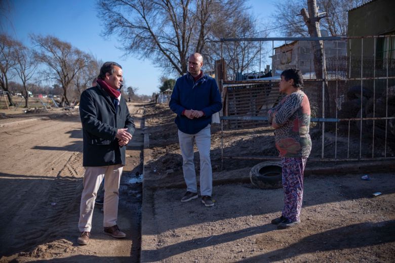 Avanzan las obras en barrio San Martín