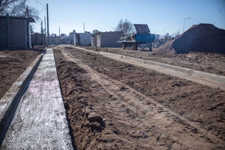 Avanzan las obras en barrio San Martín