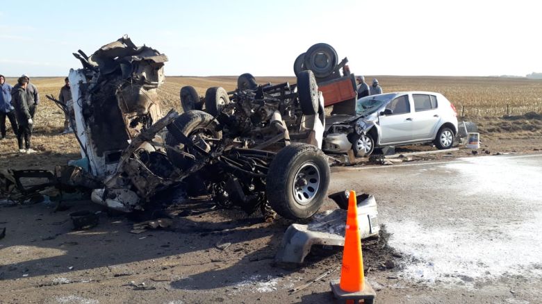  Grave siniestro en Ruta 8 cerca de Sampacho