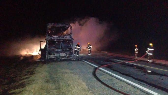 Grave incendio cerca de La Cautiva