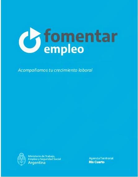 “Fomentar Trabajo” ofrece una oportunidad en el campo laboral y formación