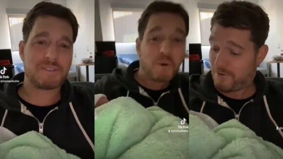 Michael Bublé mostró la carita de su beba recién nacida 