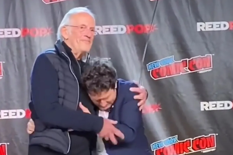 El emotivo reencuentro de Michael J. Fox y Christopher Lloyd que conmovió a los fanáticos de Volver al futuro