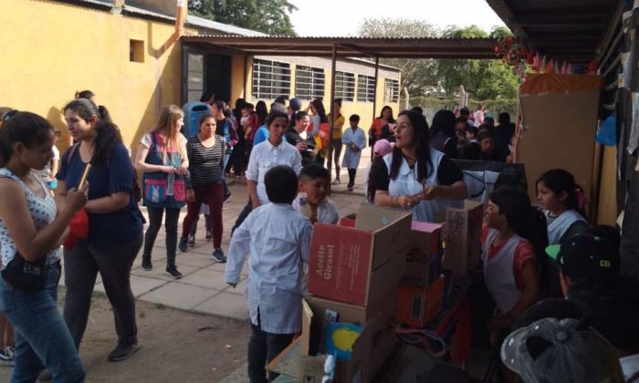 Muestra artística y cultural de la escuela Leopoldo Lugones