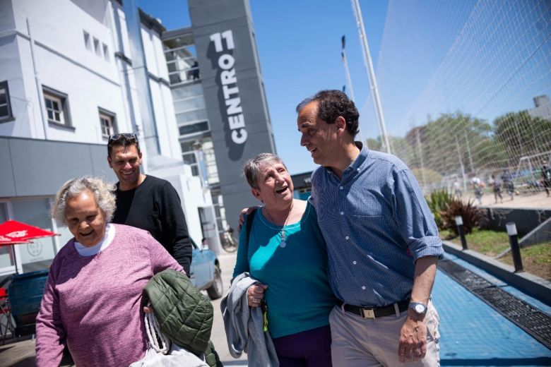 El intendente supervisó las nuevas obras del centro 11