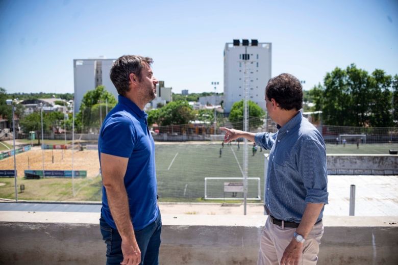 El intendente supervisó las nuevas obras del centro 11