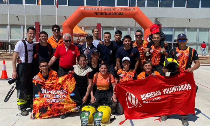 Bomberos de Río Cuarto participaron de las Olimpiadas Bomberiles Provinciales