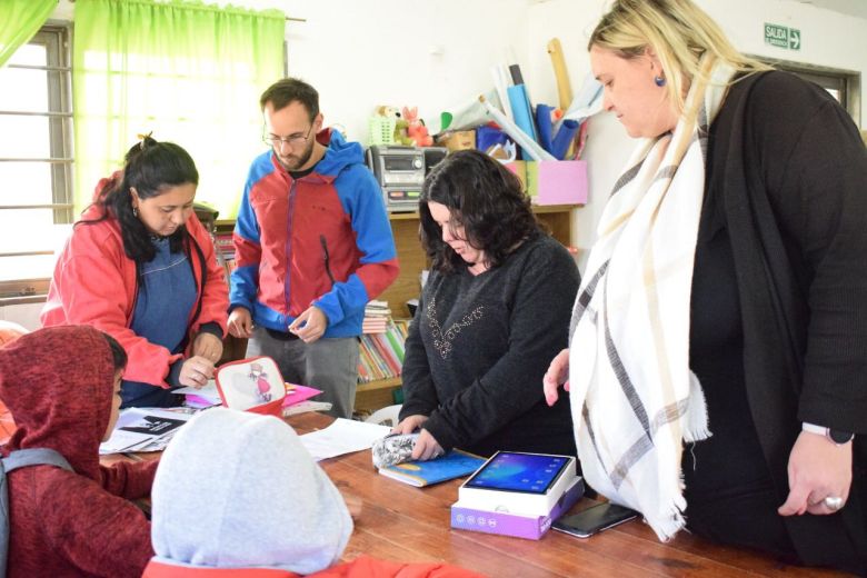 Se entregó material educativo en los espacios de Extensión de Jornada Socioeducativa