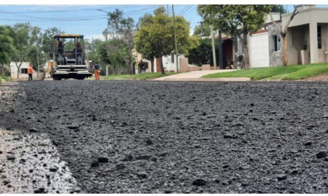 General Cabrera: concluyen una obra de pavimento