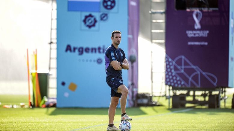 Scaloni evalúa el equipo que se enfrentará con Croacia