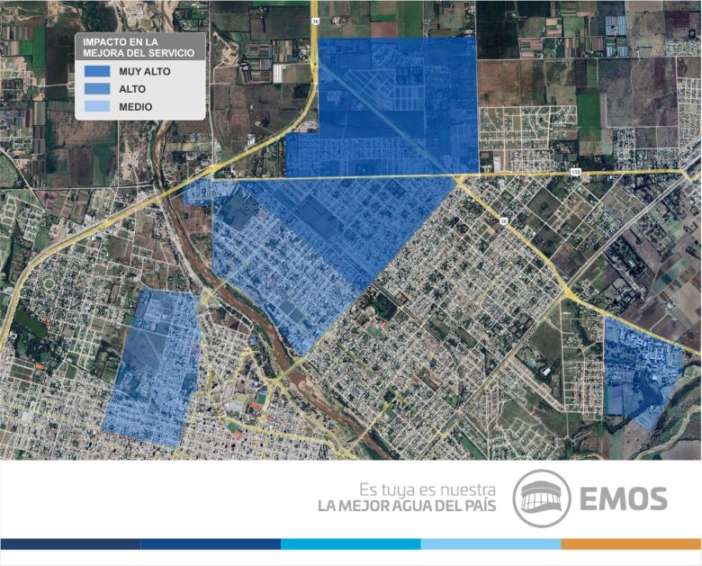 EMOS realizó una nueva perforación de agua potable