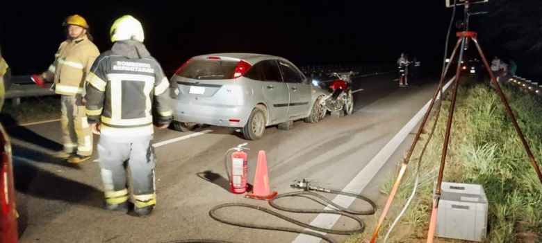 Un motociclista murió en la Autovía Gobernador Bustos 