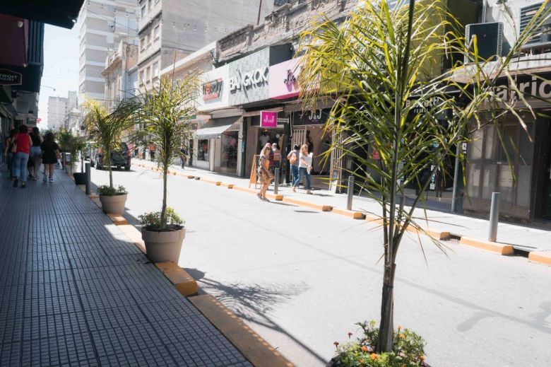 Puesta en valor del microcentro: se realizan arreglos de veredas, demarcación vial y ornamentaciones florales