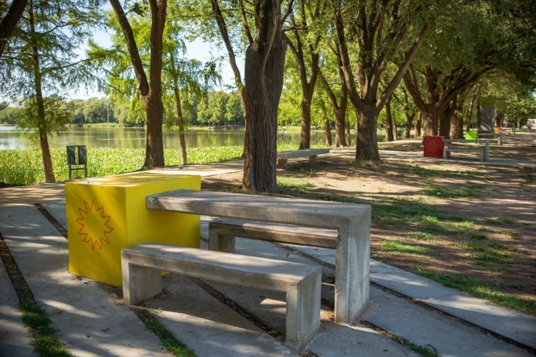 Avanzan las obras de embellecimiento del Lago Villa Dálcar