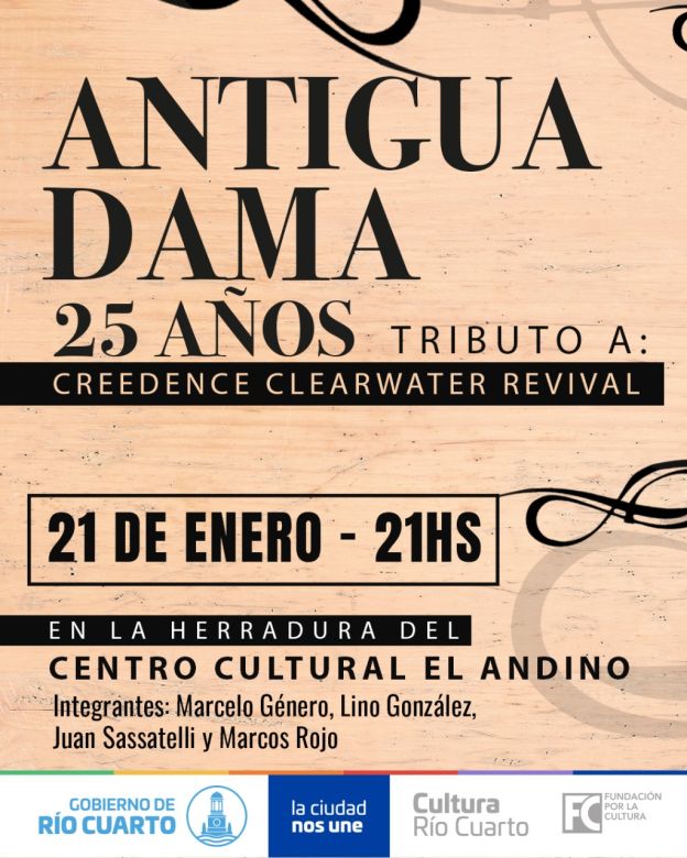 Agenda Cultural para el finde semana en Río Cuarto 