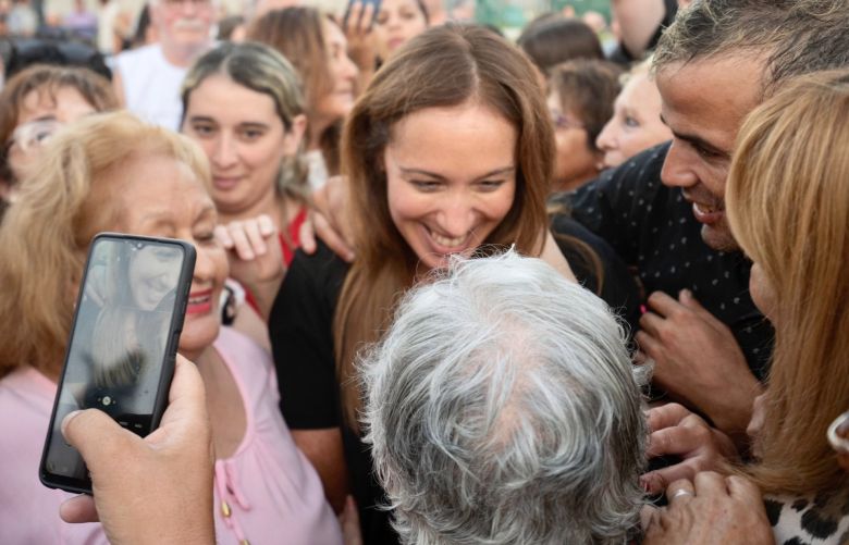 La diputada María Eugenia Vidal arrancó sus visitas de Córdoba en Villa María 