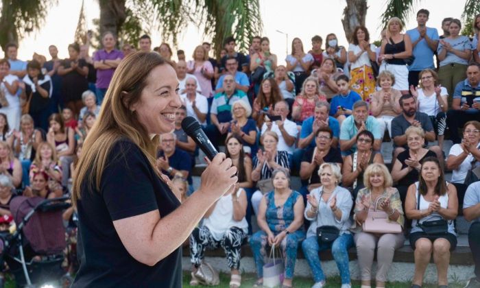 La diputada María Eugenia Vidal arrancó sus visitas de Córdoba en Villa María 