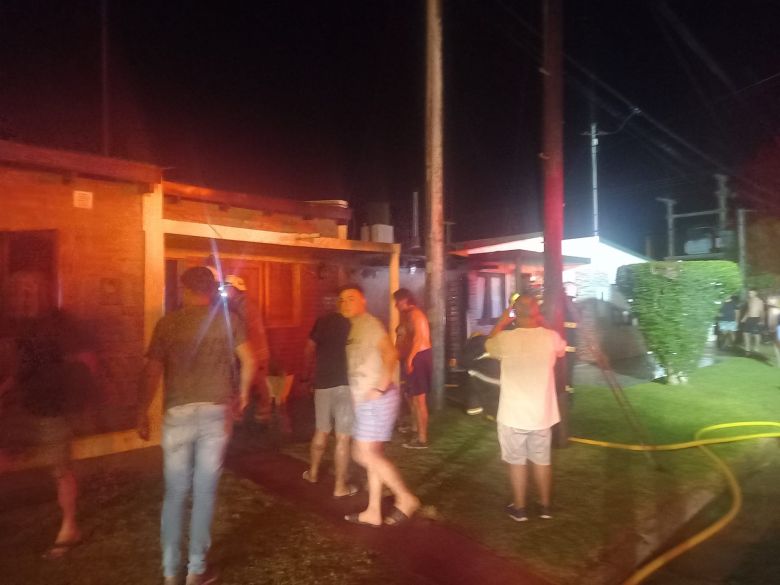 Se incendió una vivienda en Sampacho