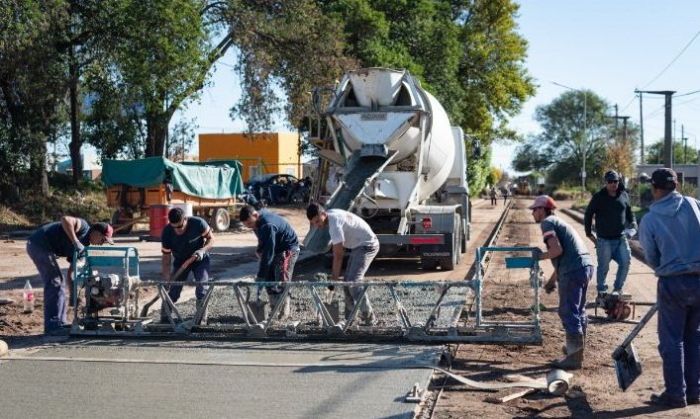 La pavimentación se centra en el sector oeste