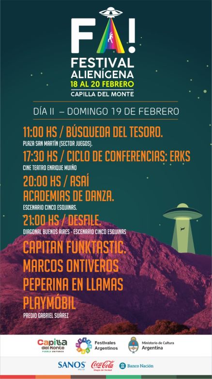 Capilla del Monte se prepara para la 10º edición del Festival Alienígena