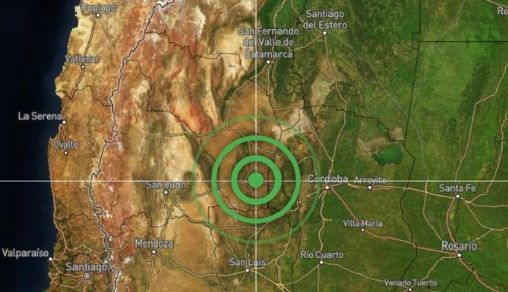 Se sintió un sismo leve en Córdoba