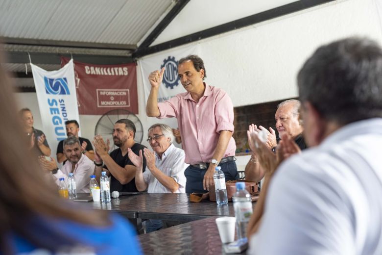 Los gremios de Córdoba apoyan la fórmula Llaryora - Llamosas 