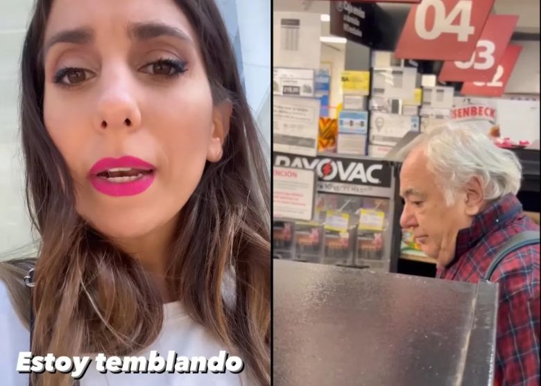 Cinthia Fernández enfrentó a un hombre que la acosó en la calle y grabó el momento: “Se me tiró encima”