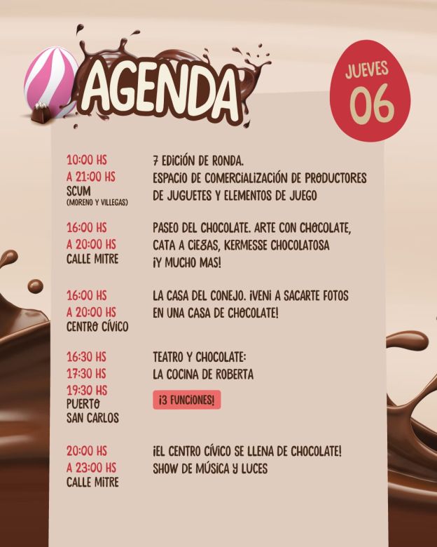 Bariloche tendrá una nueva edición de su Fiesta Nacional del Chocolate