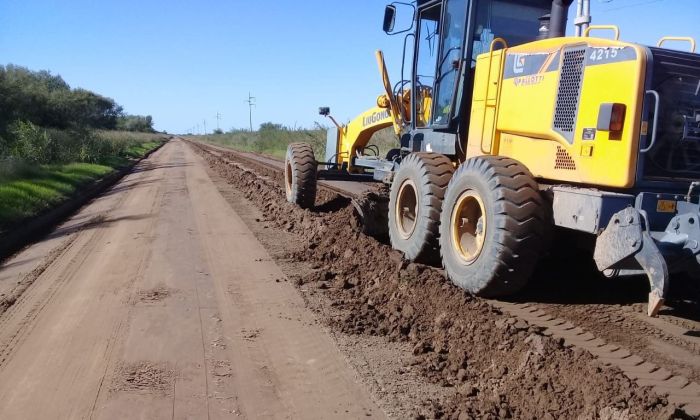 Reiniciaron la obra en el camino a La Gilda