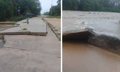 Preocupa la destrucción del vado de Río Seco en una zona de alto tránsito