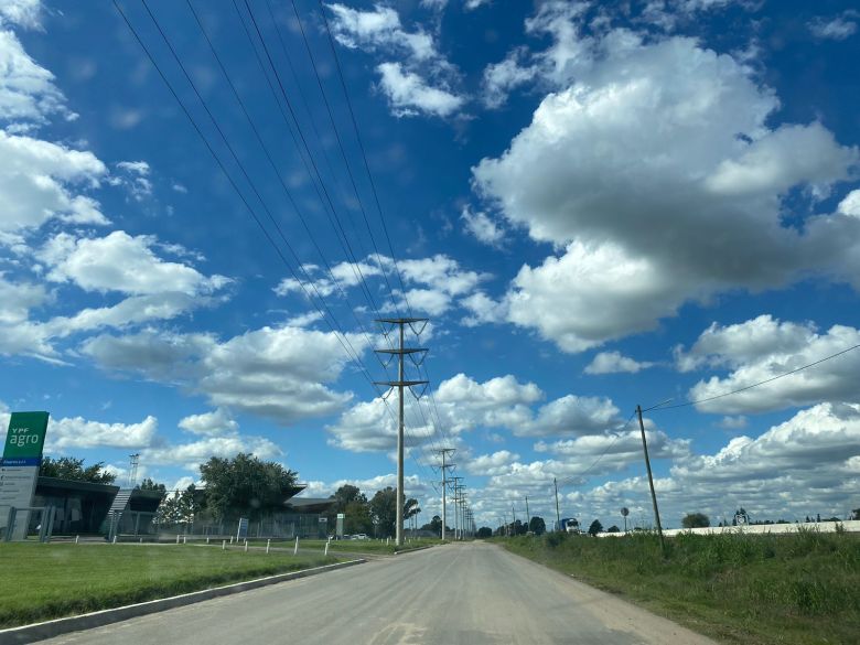 Miércoles de viento Pampero intenso  