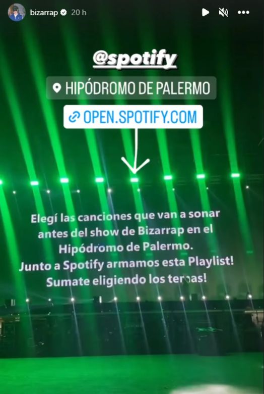 Bizarrap mostró cómo está quedando el escenario en el Hipódromo de Palermo