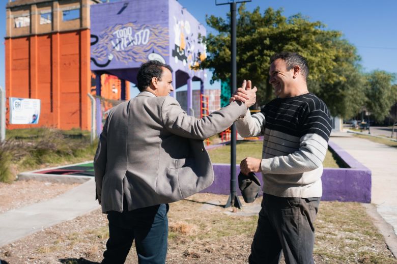 Avanzan los trabajos en el Parque Sur y en la Manzana 48