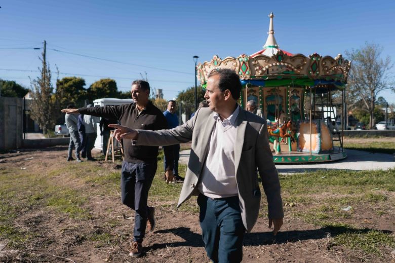 Avanzan los trabajos en el Parque Sur y en la Manzana 48