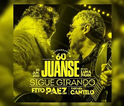 Juanse presenta un registro en vivo junto a Fito Páez y Fabiana Cantilo