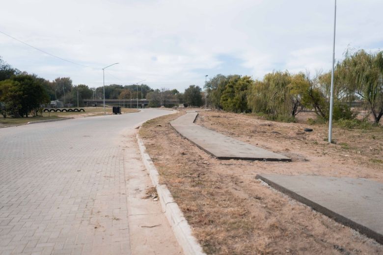 Avanza la construcción de la ciclovía en la Costanera Norte