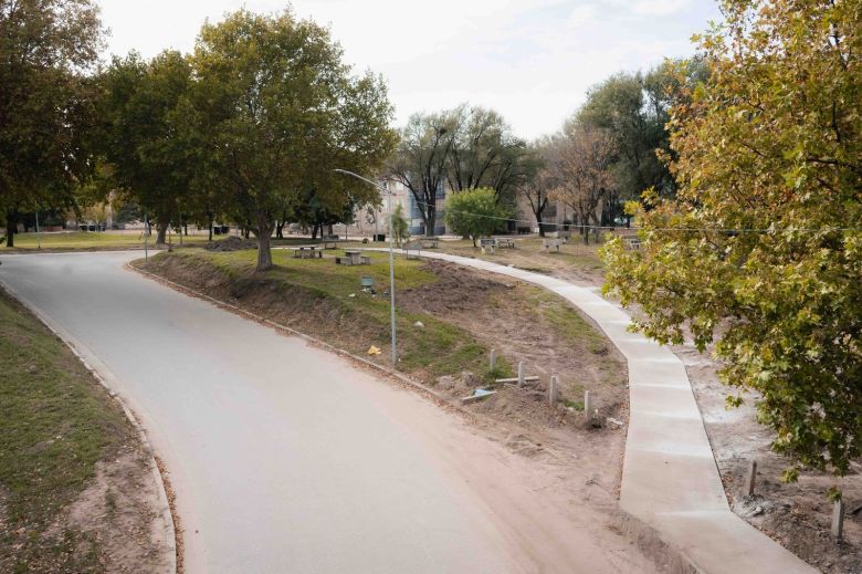 Avanza la construcción de la ciclovía en la Costanera Norte