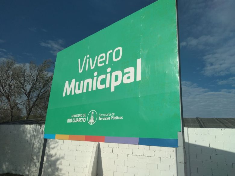 Después de más de 20 años se reactivó el Vivero Municipal en el sector del Corralón