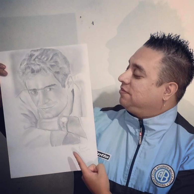 Cómo surgió el espectacular dibujo que inmortalizó a Rodrigo en honor a sus 50 años