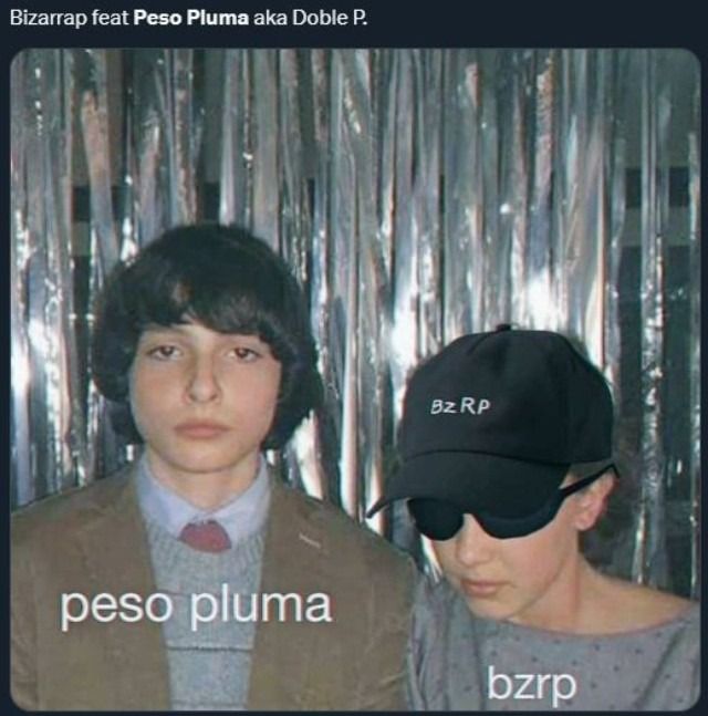 Los memes que surgieron por la nueva canción de Peso Pluma y Bizarrap 