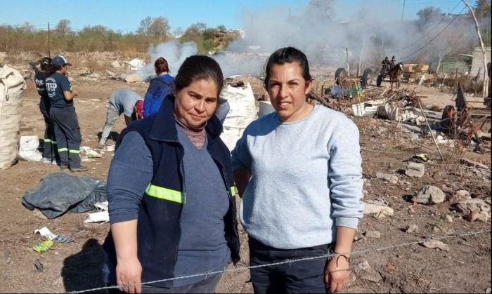 Cartoneros presentaron una planta de reciclado