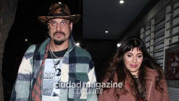 Gianinna Maradona acompañó a Daniel Osvaldo en su presentación: las fotos de la pareja